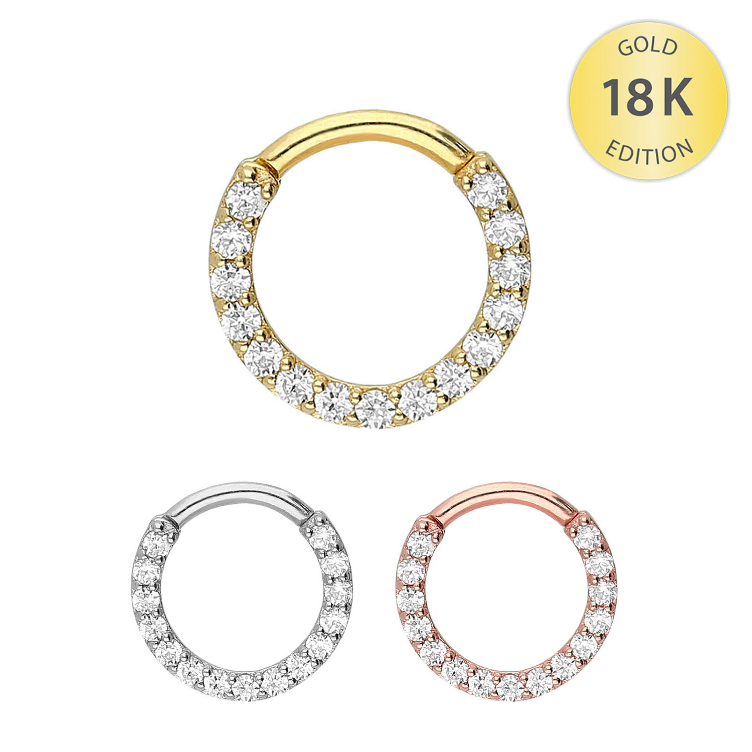 ᐅ echt gold piercings massiv 18 karat 14 karat günstig im shimo